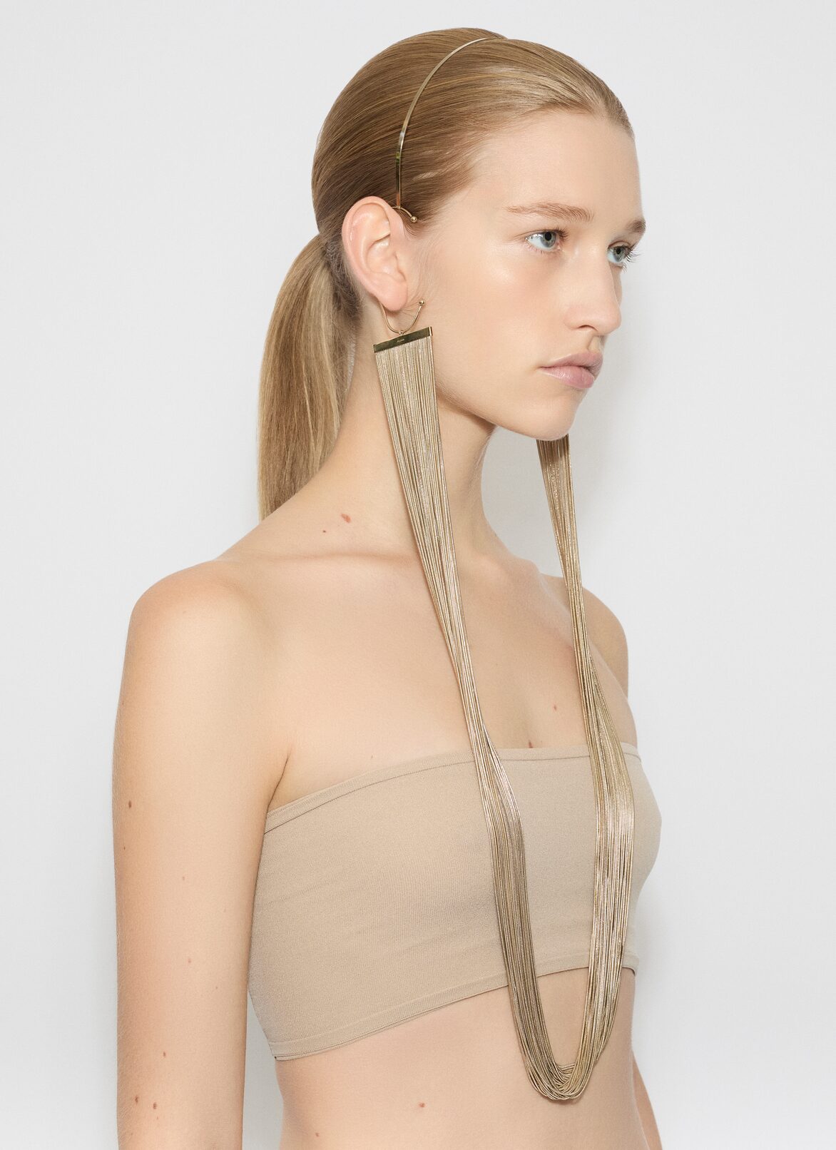 FASCIA COLLANA PER CAPELLI ALAÏA FASCIA COLLANA PER CAPELLI ORO